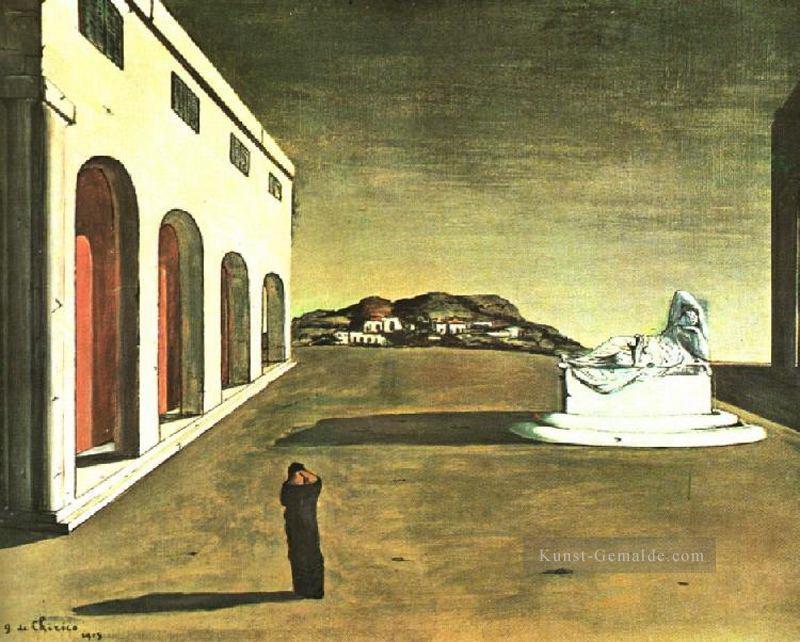 Melancholie eines schönen Tages 1913 Giorgio de Chirico Metaphysischer Surrealismus Ölgemälde